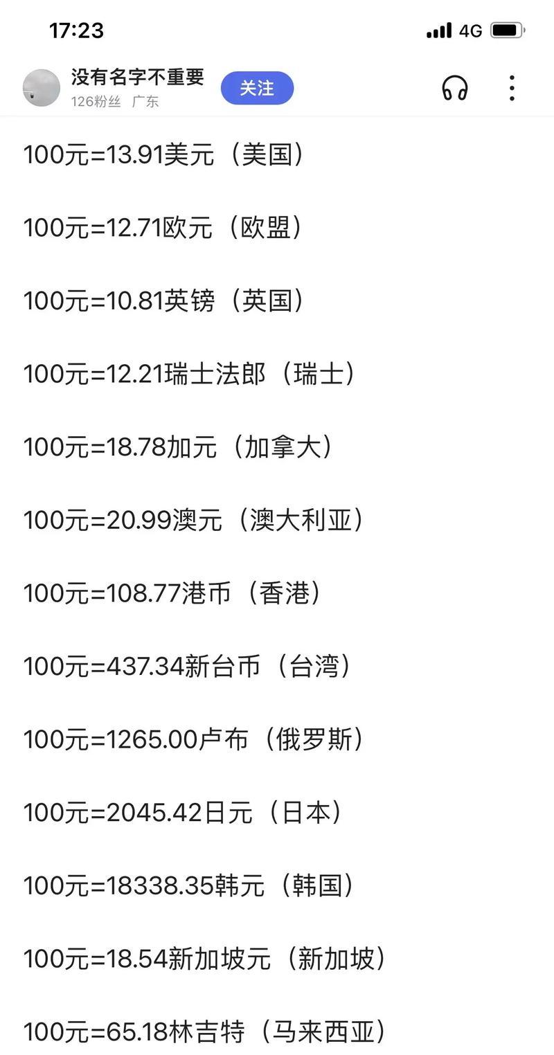 外汇换算